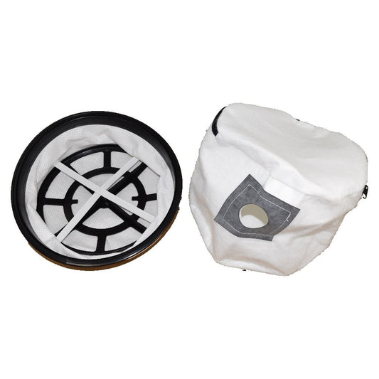 Numatic Washable Reusable Cloth Vacuum Cleaner Dust Bag With Zip and 12" Microfibre Cloth Main Filter - Compatible by Ufixt