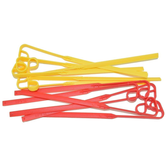 Universal Grass Strimmer Flexible Plastic Blades - Pack of 12 Compatible Line Replacements