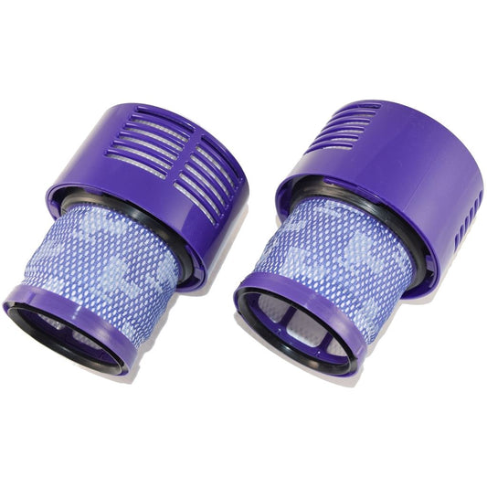 Twin Pack Compatible HEPA Filters for Dyson V10 & SV12 Cordless Vacuum Cleaners – Washable Replacements by Ufixt
