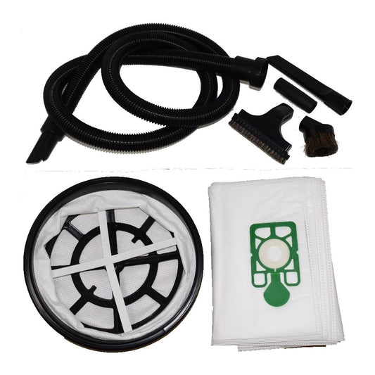 Numatic Vacuum Cleaner 2.5 Metre Hose + 10 x Microfibre Dust Bags + 12" Filter + 4 Piece Tool Kit | Compatible Non-Genuine by Ufixt