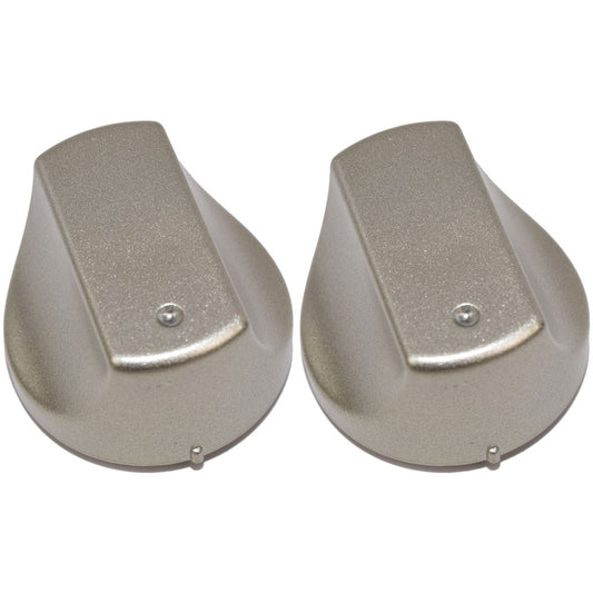 Control Switch Knobs - Pack of 2 | Compatible for Hotpoint, Ariston & Indesit Oven Cooker Hobs by Ufixt