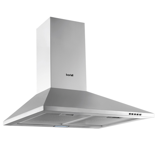 Baridi Cooker Hood with Carbon Filters 60cm - Stainless Steel