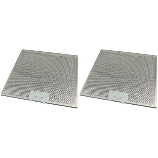 2 x Universal Cooker Hood Metal Grease Filter 320mm x 320mm | Compatible Replacement by Ufixt