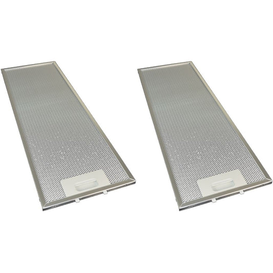 2 x Universal Cooker Hood Metal Grease Filter 177mm x 533mm