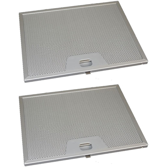 2 x Universal Cooker Hood Metal Grease Filter 235mm x 189mm