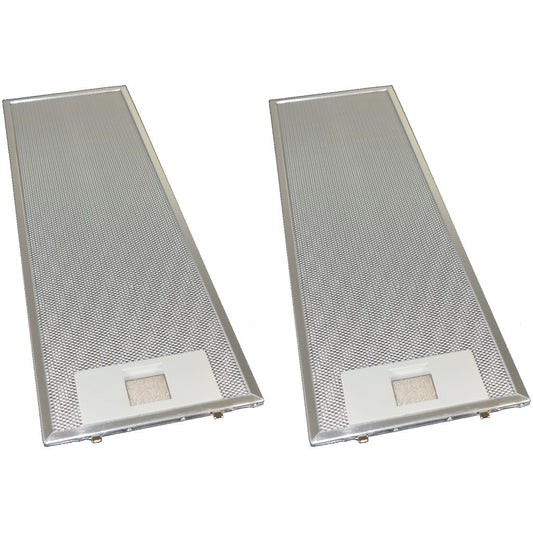 2 x Universal Cooker Hood Metal Grease Filter 159mm x 508mm