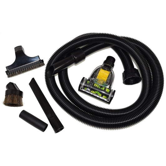 Numatic 2.5 Metre Vacuum Cleaner Hose and 4 Piece Tool Kit Plus Mini Pet Hair Remover Turbo Brush