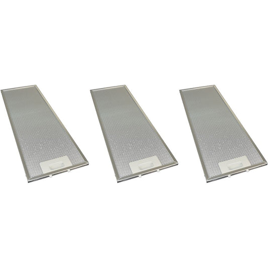 3 x Universal Cooker Hood Metal Grease Filter 177mm x 533mm