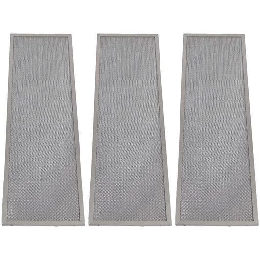 3 x Universal Cooker Hood Metal Grease Filter 465mm x 153mm