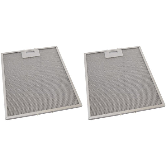 2 x Universal Cooker Hood Metal Grease Filter 271mm x 320mm