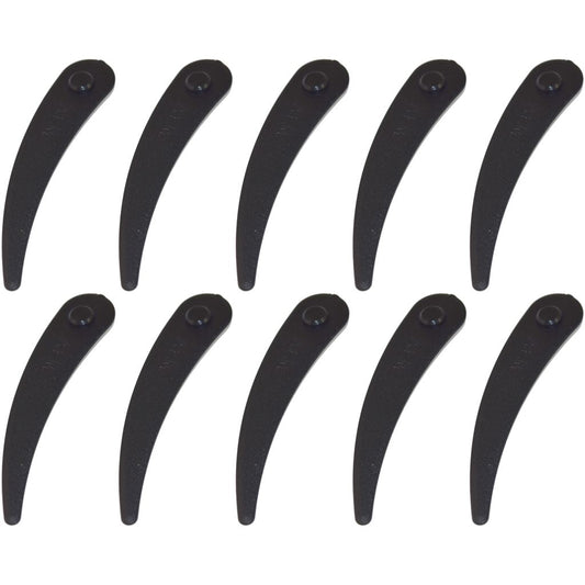 Bosch ART26-18Li Compatible Plastic Strimmer Trimmer Blades Pack of 10