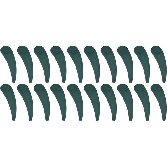 Bosch ART23-18Li Compatible Plastic Trimmer Strimmer Blades Pack of 20