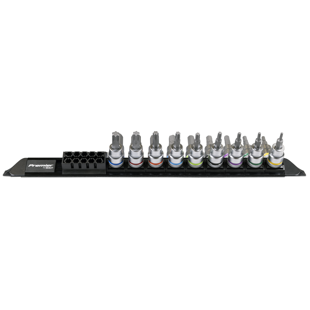 Premier Platinum Series Hex & TRX-Star* Socket Bit Set 3/8"Sq Drive 18pc
