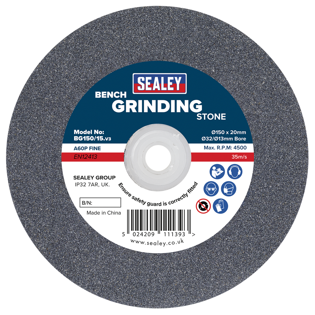 150 x 20mm Grinding Stone 32(13)mm Bore - A60P Fine