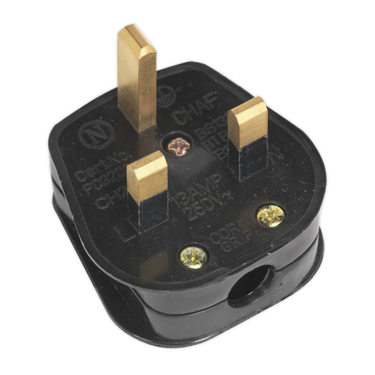 13A Plug - Black