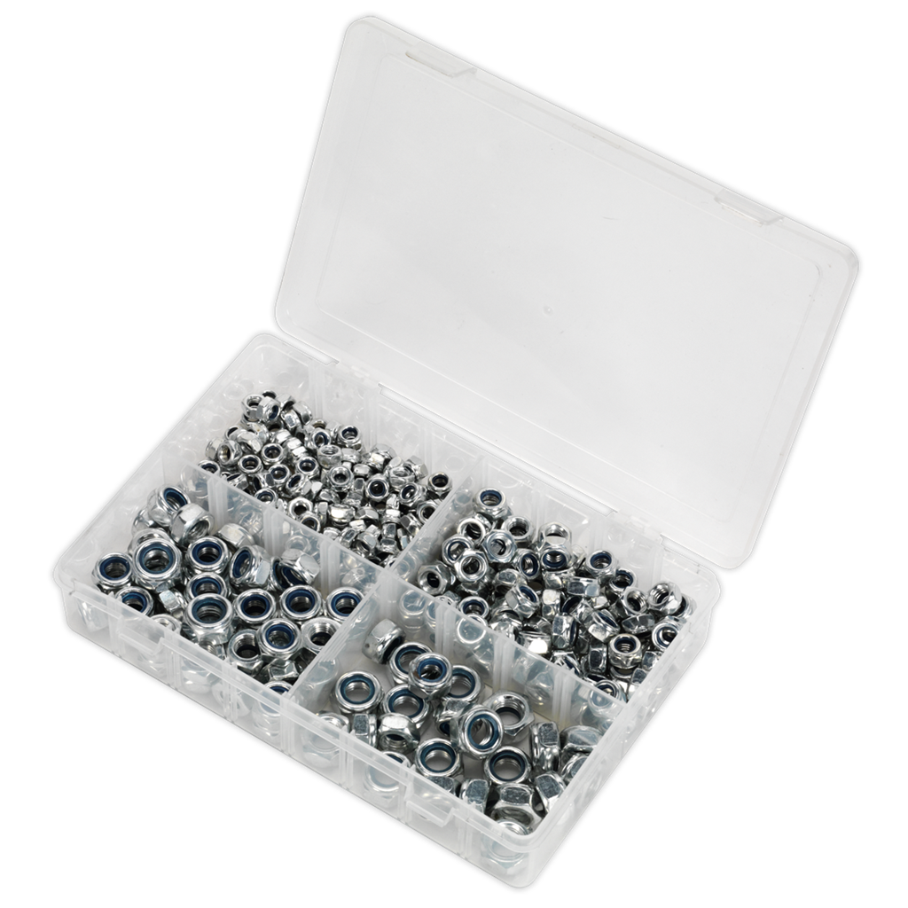 Nylon Locknut Assortment M6-M12 300pc