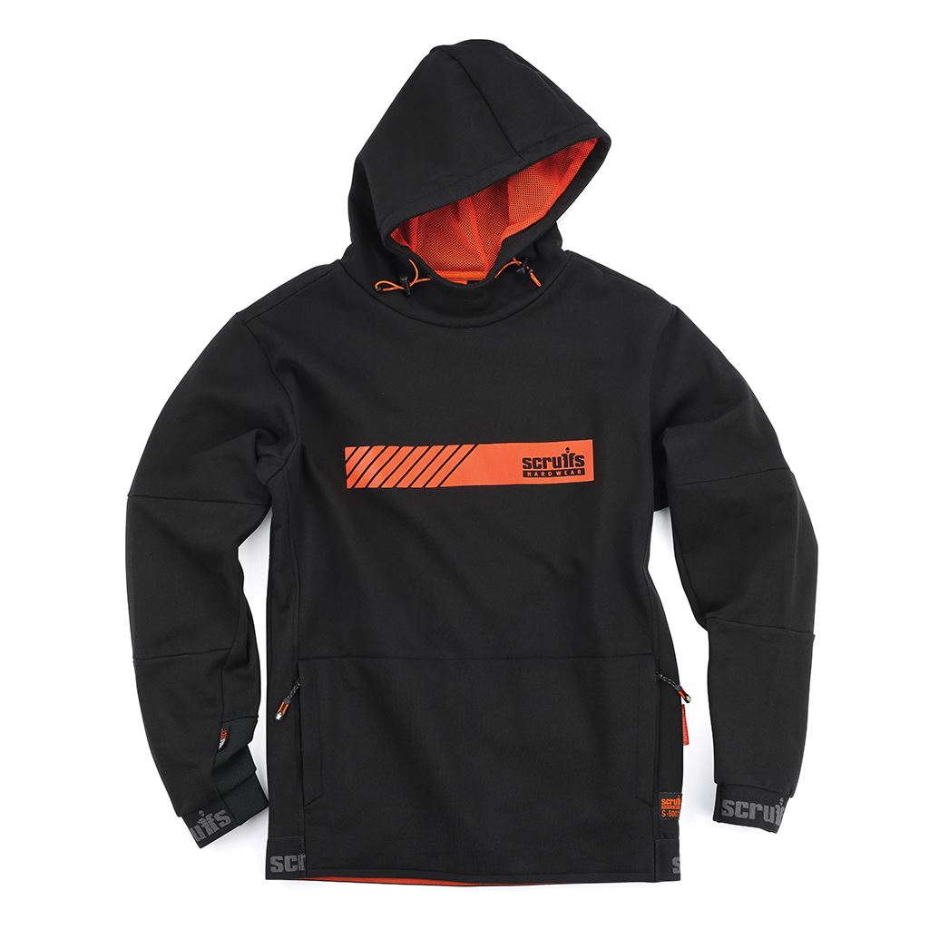 Scruffs Tech Hoodie Black - M