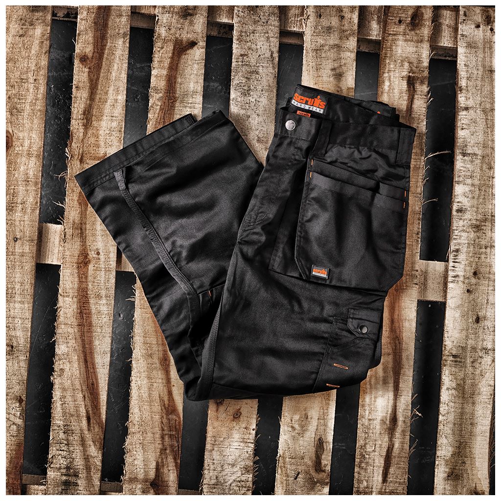 Scruffs Worker Plus Trousers Black - 30R