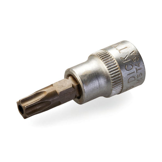 King Dick 3/8" SD Inserted Anti-Tamper Bit Short Socket Trx - T20