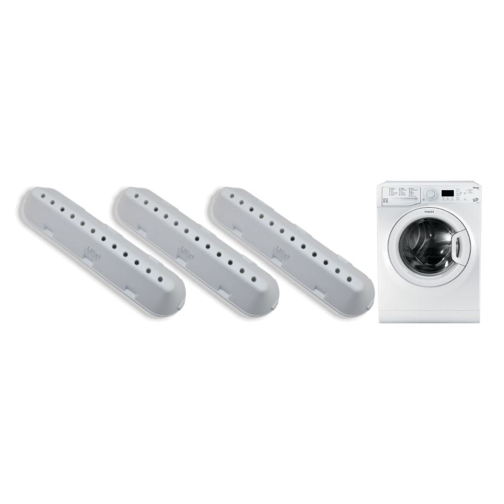 3 &#215; Indesit Hotpoint Ariston Washing Machine Drum Paddle Lifter - 12 Hole Type | Compatible by Ufixt