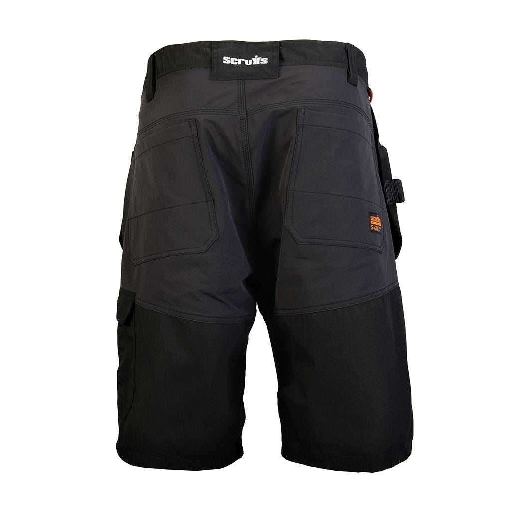 Scruffs Trade Flex Holster Shorts Black - 40" W