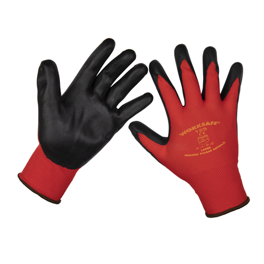 Worksafe&#174; Nitrile Foam Gloves, Large - Pair