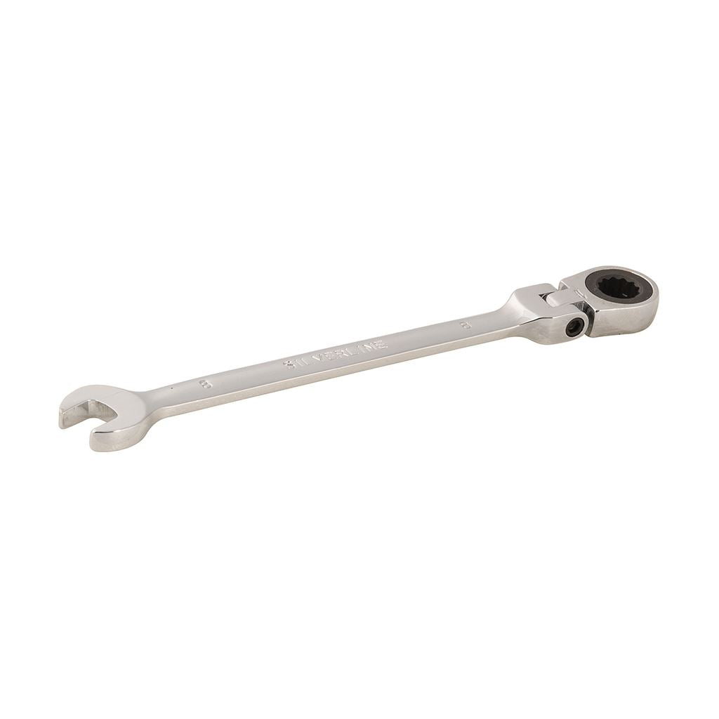 Silverline Flexible Head Ratchet Spanner - 8mm