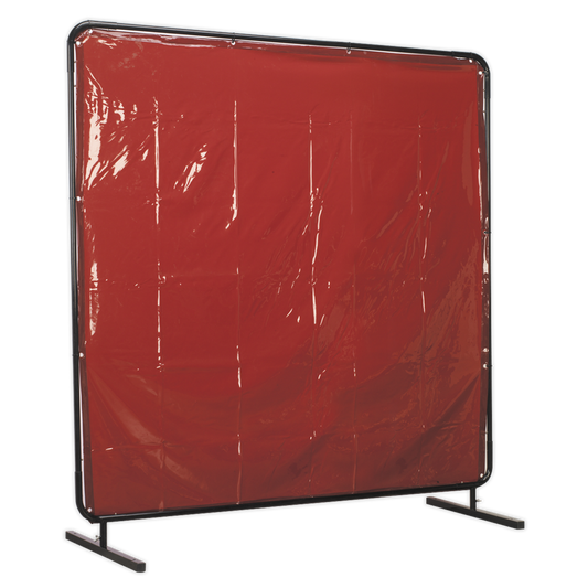 Workshop Welding Curtain & Frame 1.8 x 1.75m - EN ISO 25980:2014