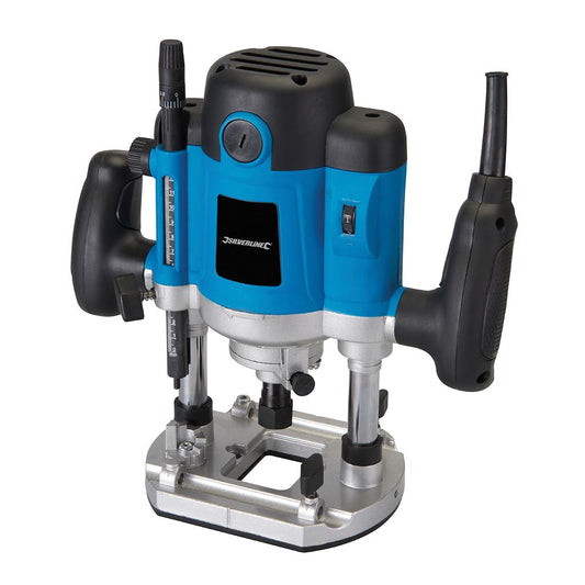 Silverline 1500W Plunge Router 1/2" - 1500W