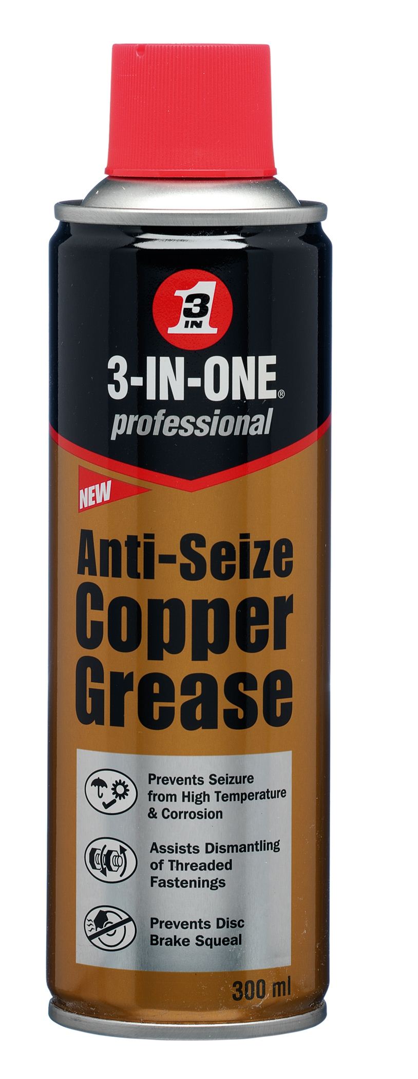 3 in One 300ml Anti-Seize Copper Grease, (WD40)