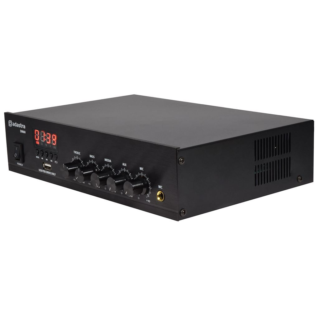 DM-Series Mixer-Amp with USB/FM and Bluetooth - DM60 Digital 100V 60W