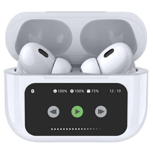 Ear Shots Pro LED: Active Noise Cancelling True Wireless Earphones with LED Screen