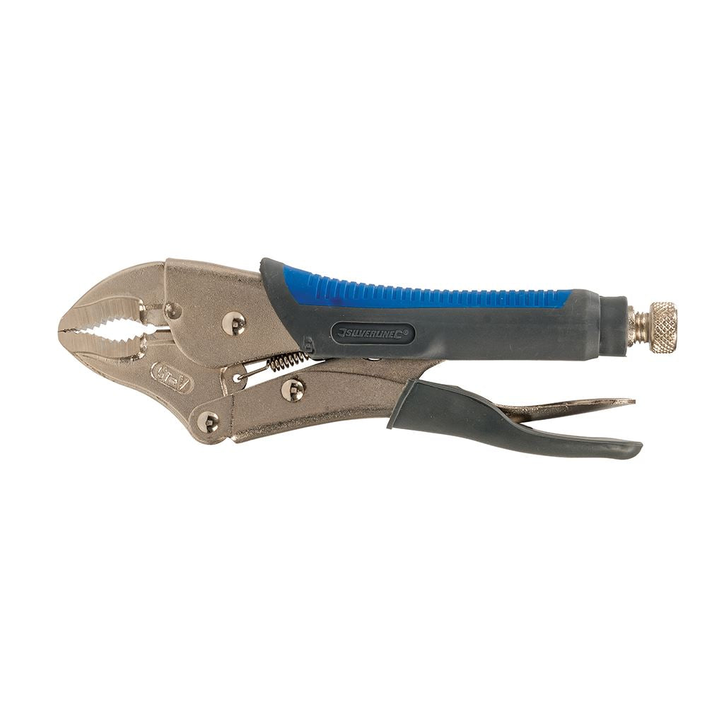 Silverline Self Locking Soft-Grip Pliers - 250mm