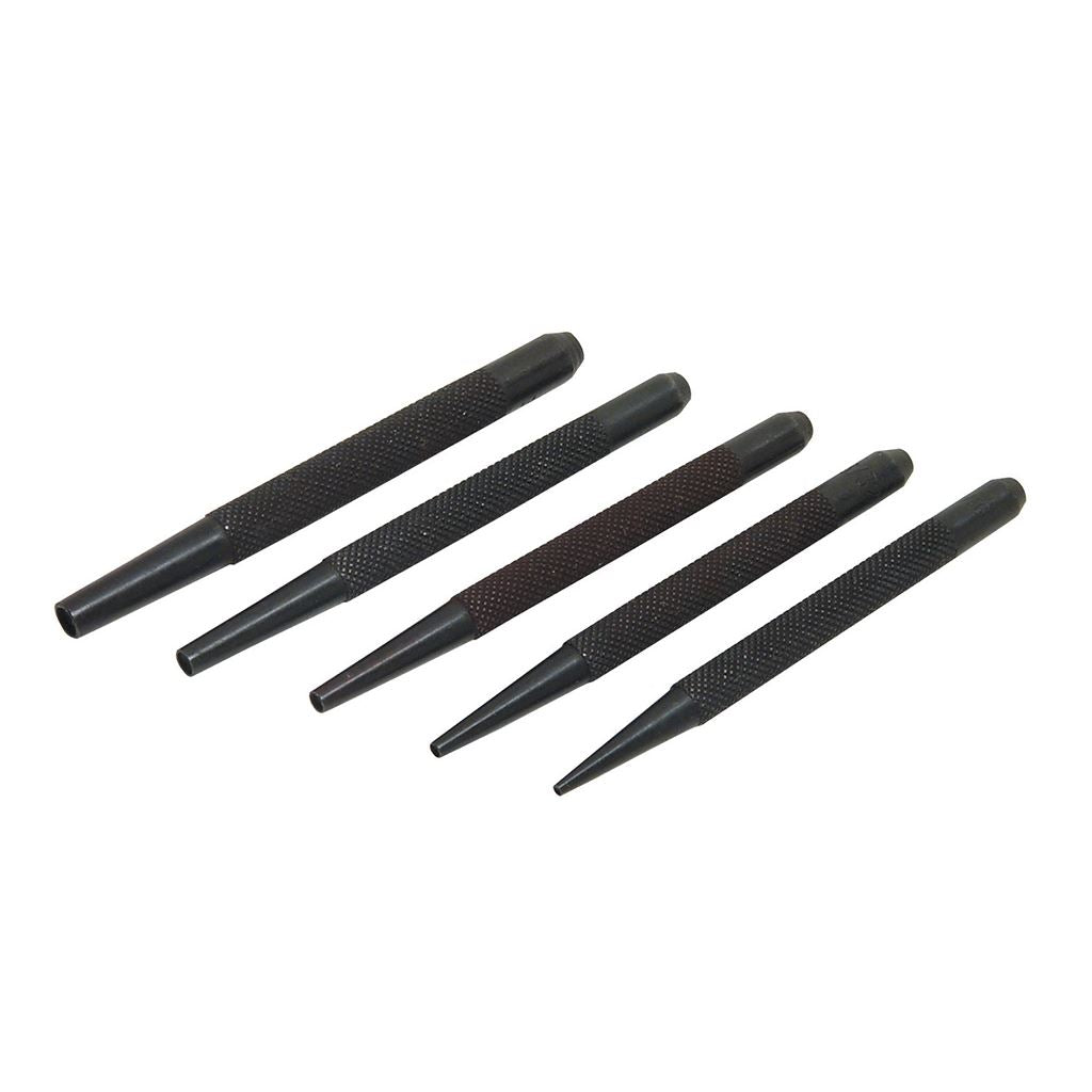 Silverline Nail Punch Set 5pce - 1.5 - 5mm