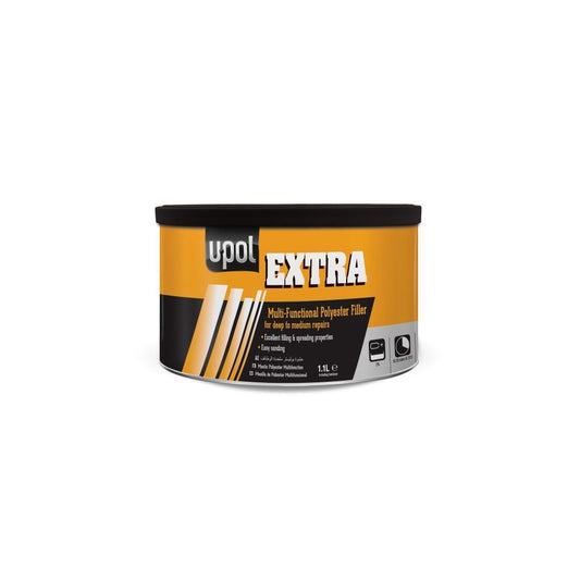 U-Pol Extra Polyester Filler No.2 Kit 1.1 Litre