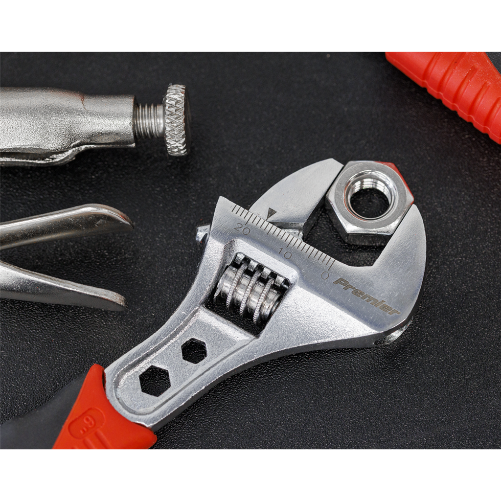 Premier Locking Pliers & Adjustable Wrench Set with Tool Tray 4pc