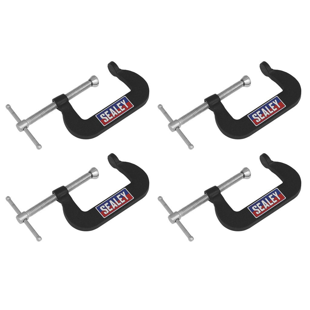 4pc Set Junior C-Clamp  - 51mm x 32mm