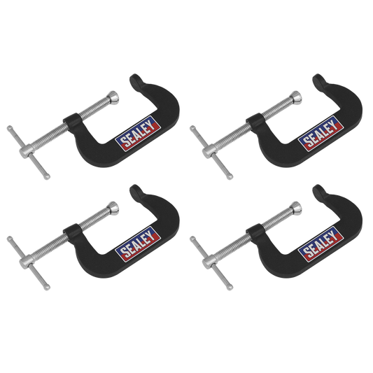 4pc Set Junior C-Clamp  - 51mm x 32mm