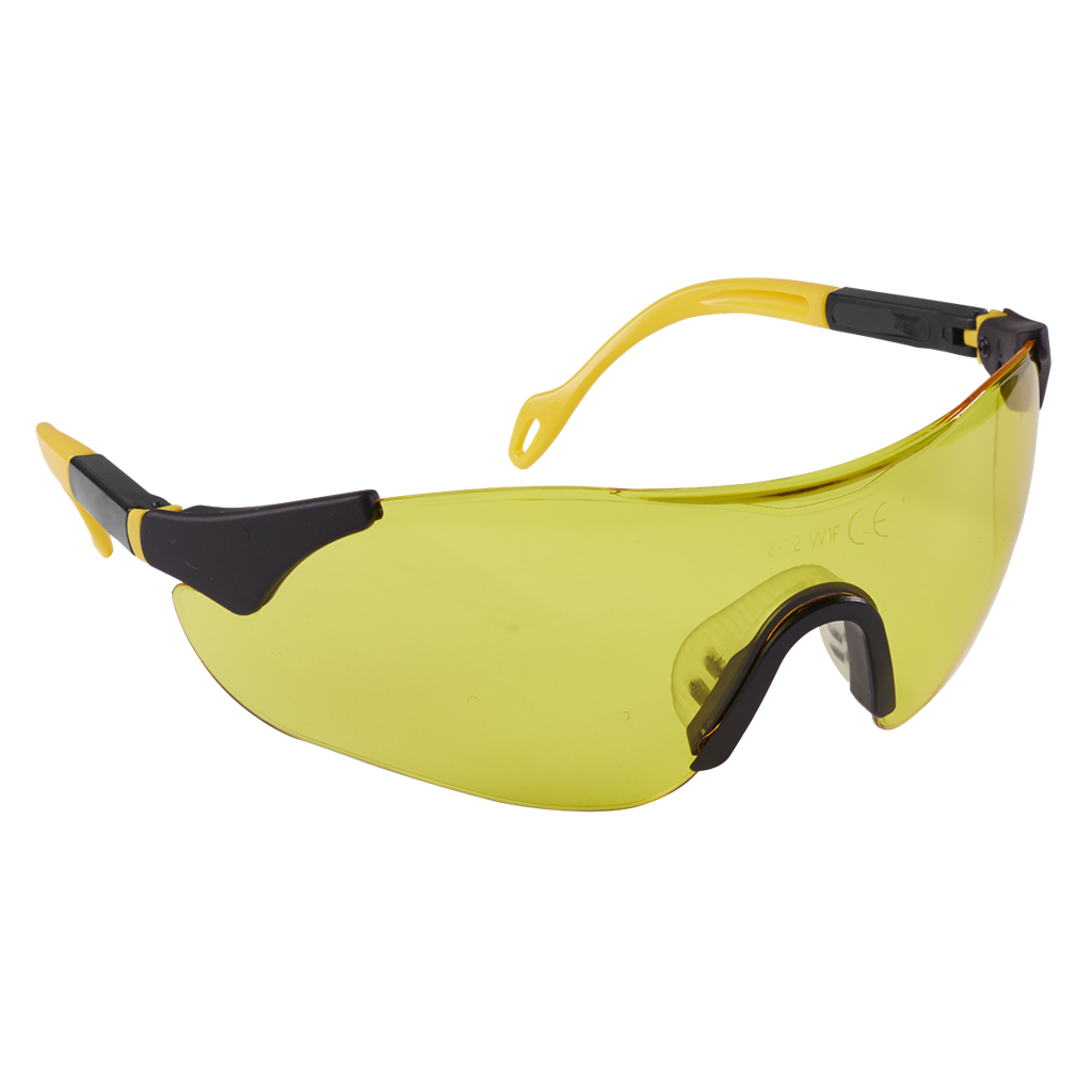 Worksafe&#174; Sports Style High-Vision Safety Glasses with Adjustable Arms