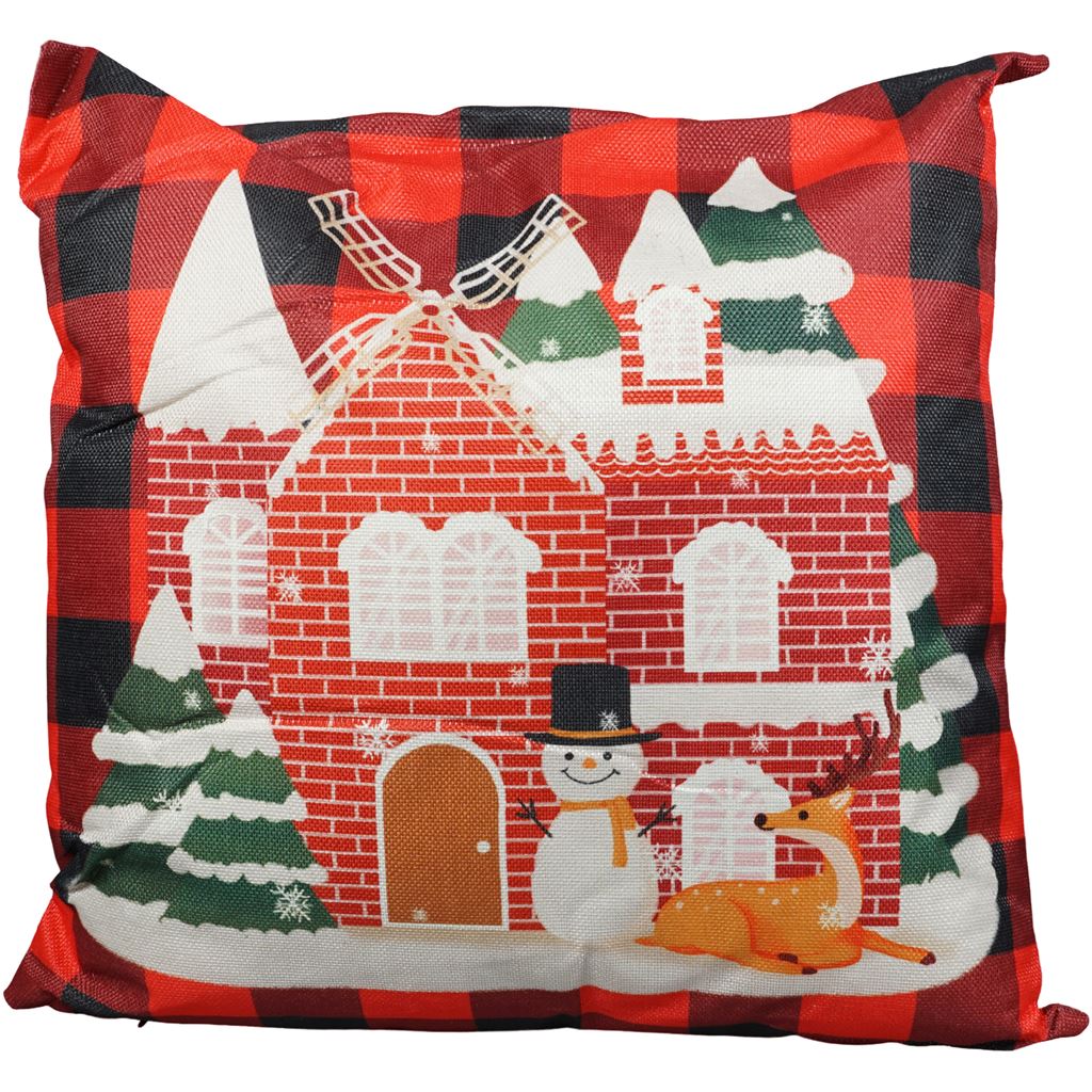 Xmas Haus Christmas Themed Cushion 450x450mm