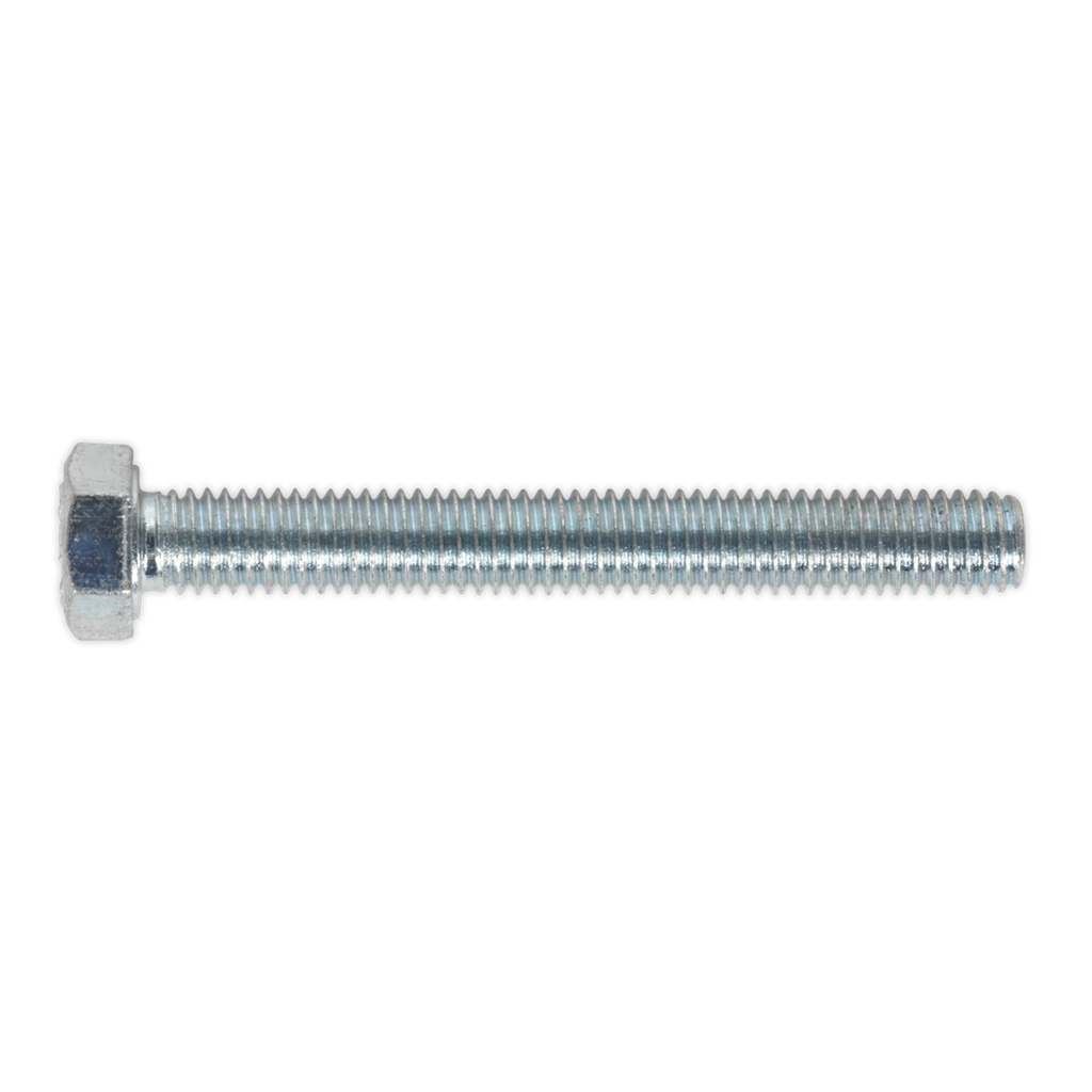 8.8 Zinc Plated HT Setscrew M5 x 40mm, DIN 933 - Pack of 50