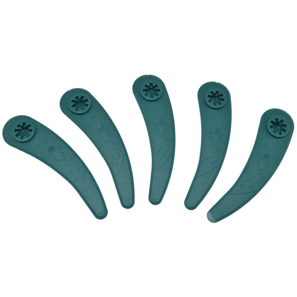 Bosch Grass Strimmer Trimmer Blades - Pack of 5 | Compatible Replacement F016800372 / F016800371 by Ufixt