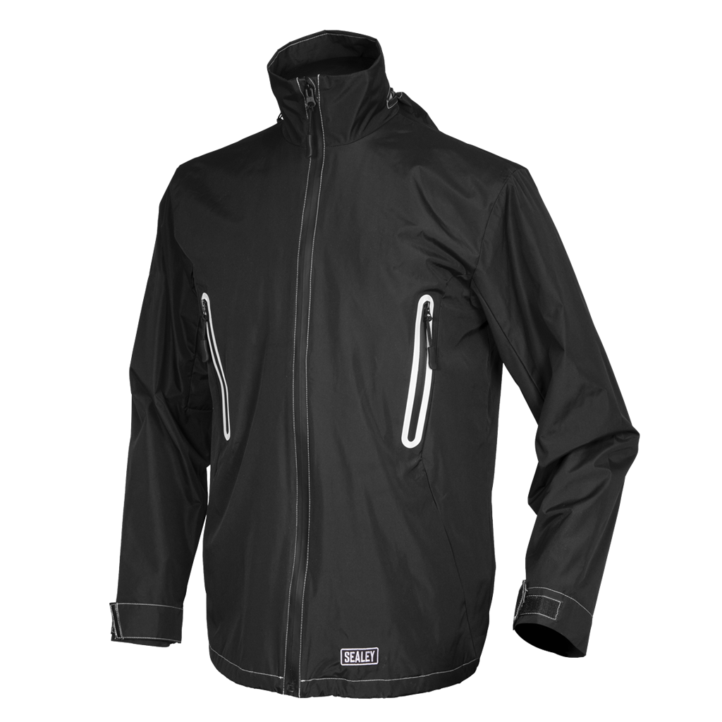 5V Heated Rain Jacket with Power Bank 20Ah - Large