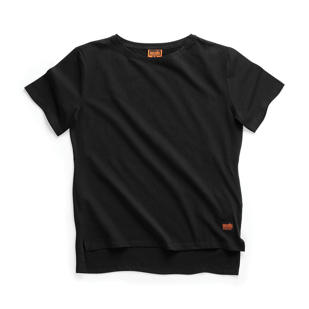 Scruffs Women&#39;s Trade T-Shirt Black - Size 10