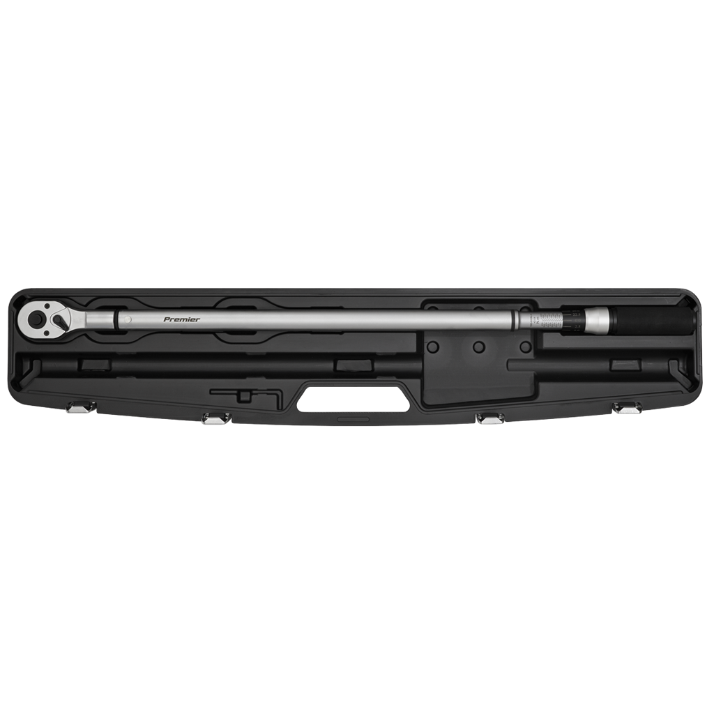 Premier Calibrated Micrometer Torque Wrench 3/4"Sq Drive 100-600Nm