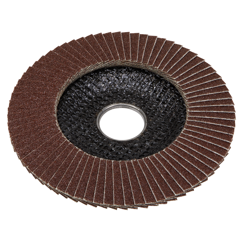 100mm Aluminium Oxide Flap Disc 80Grit 16mm Bore