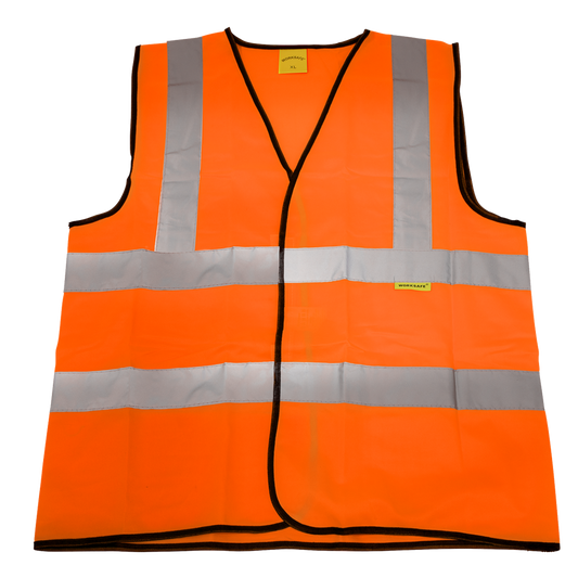 Worksafe&#174; Hi-Vis Orange Waistcoat - XX-Large