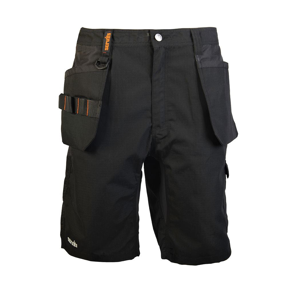 Scruffs Trade Flex Holster Shorts Black - 30" W