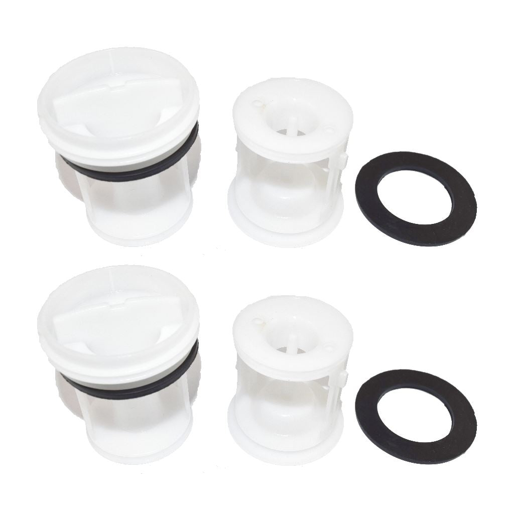 Indesit & Hotpoint Compatible Washing Machine Drain Pump Filter Kit - Pack of 2 | Non-Genuine Replacement by Ufixt