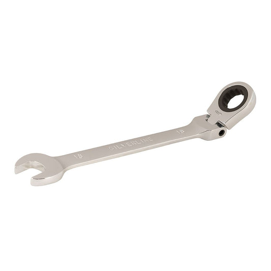 Silverline Flexible Head Ratchet Spanner - 18mm